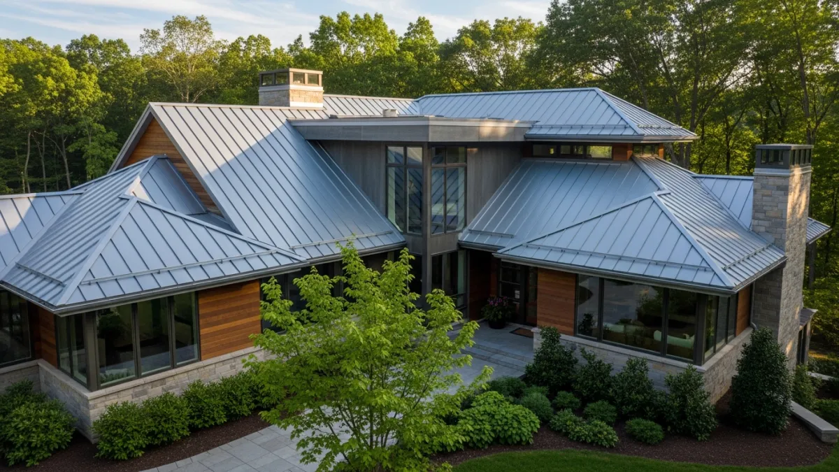 Metal roofing installation in Northern Virginia