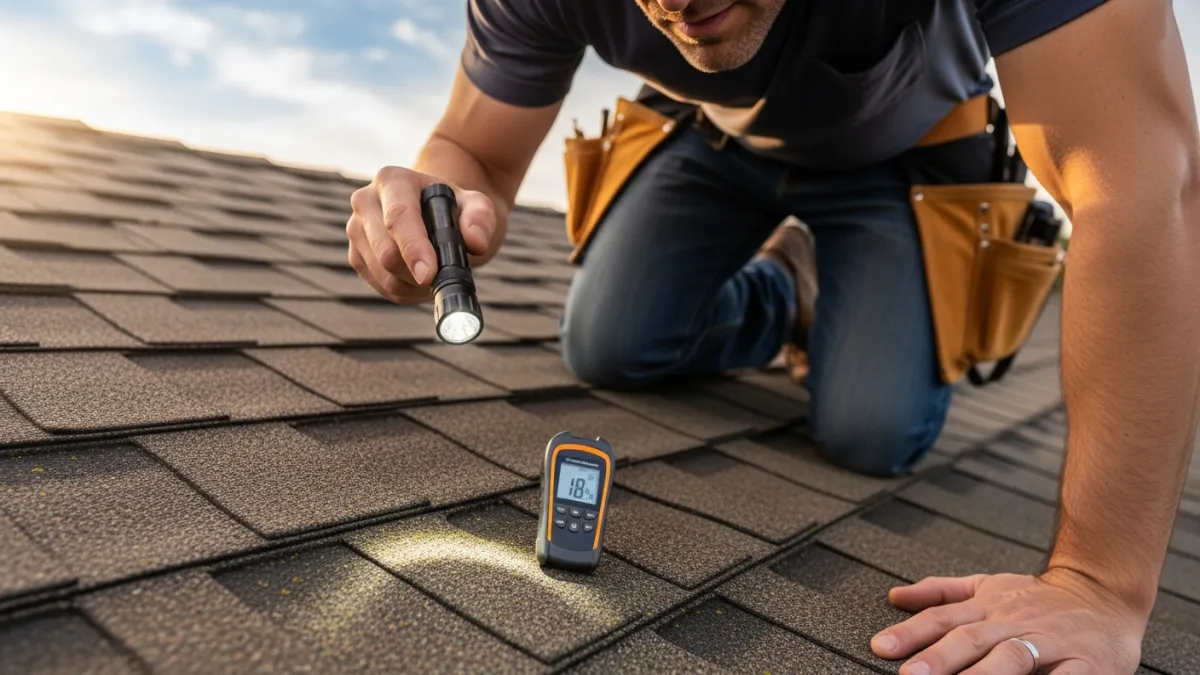 Professional roof inspection in Northern Virginia
