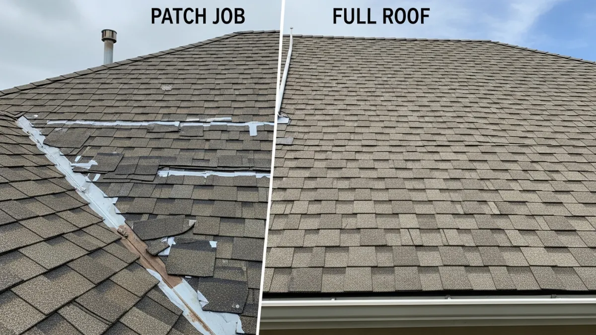 Roof repair vs replacement decision guide